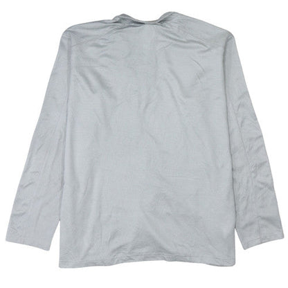Mens UK Size 2XL Champion Grey Henley Sweatshirt