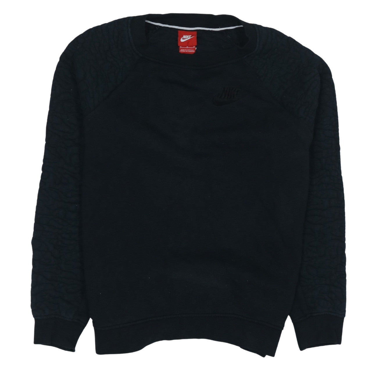 Womens UK Size S Nike Black Pullover Sweatshirt