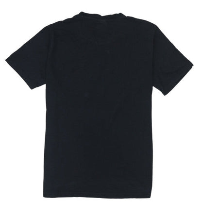 Champion Men's Black Crew Neck Short Sleeve Cotton T-Shirt Medium