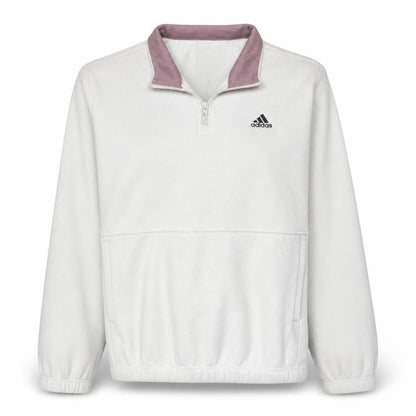 Womens UK Size M adidas Ivory Pullover Sweatshirt