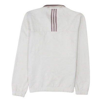 Womens UK Size M adidas Ivory Pullover Sweatshirt