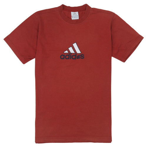 Mens UK Size M adidas Red  T-Shirt