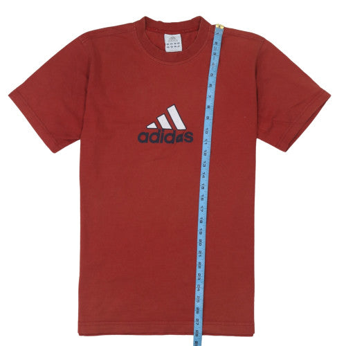 Mens UK Size M adidas Red  T-Shirt