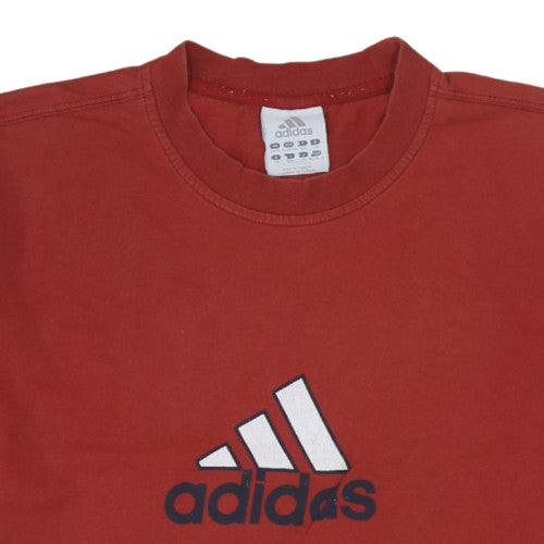 Mens UK Size M adidas Red  T-Shirt