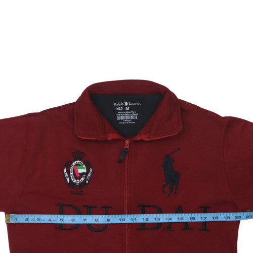 Mens UK Size M Ralph Lauren Red Casual Gym & Training Jacket