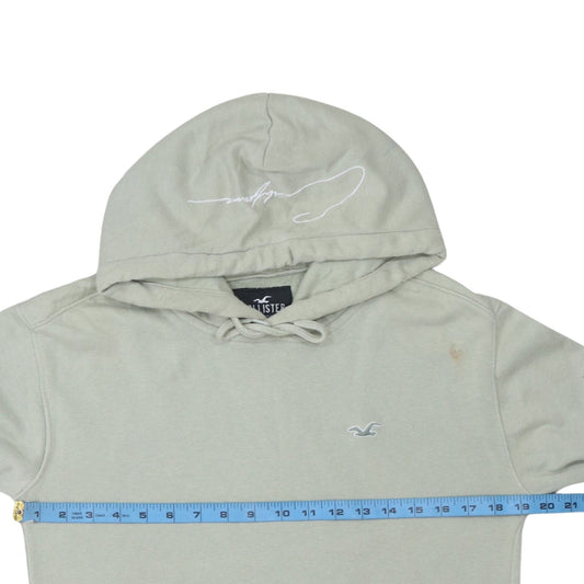 Mens UK Size XS Hollister Beige Pullover Hoodie