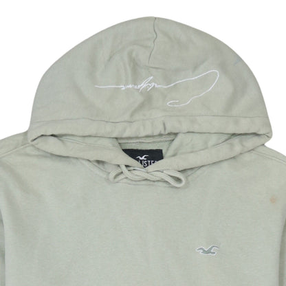 Mens UK Size XS Hollister Beige Pullover Hoodie