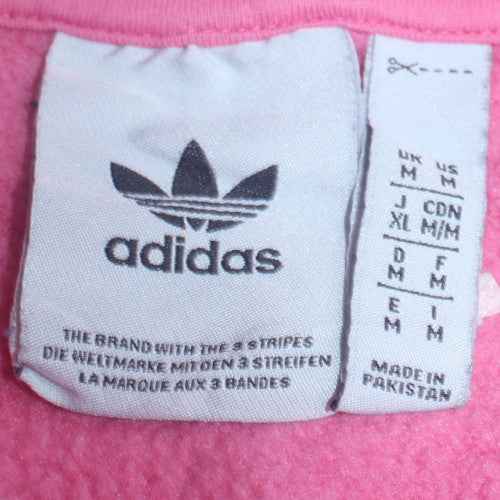 Womens UK Size M adidas Pink Pullover Hoodie