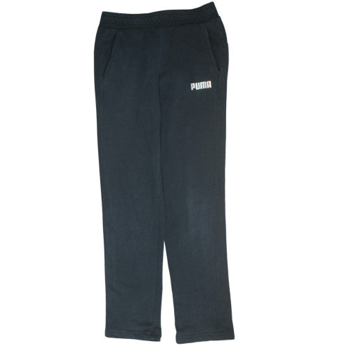Mens UK Size S PUMA Regular Fit Sweatpants Black Trousers