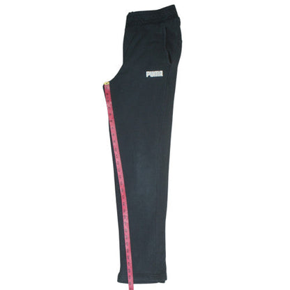 Mens UK Size S PUMA Regular Fit Sweatpants Black Trousers