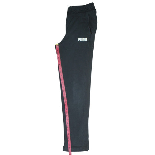 Mens UK Size S PUMA Regular Fit Sweatpants Black Trousers