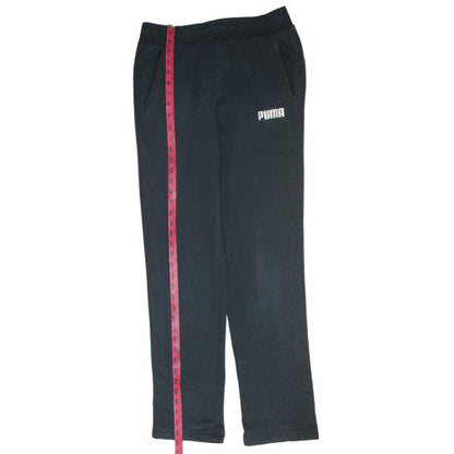 Mens UK Size S PUMA Regular Fit Sweatpants Black Trousers