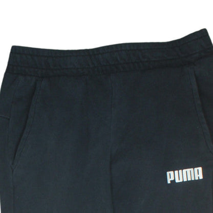 Mens UK Size S PUMA Regular Fit Sweatpants Black Trousers