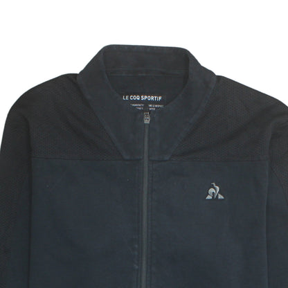 Le Coq Sportif Men’s Black L Track Jacket Full Zip Sportswear