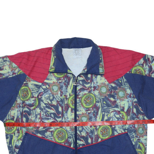 Mens UK Size L Rucanor Multicoloured Bomber Jacket