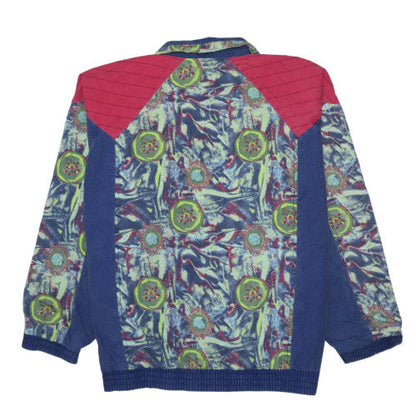 Mens UK Size L Rucanor Multicoloured Bomber Jacket