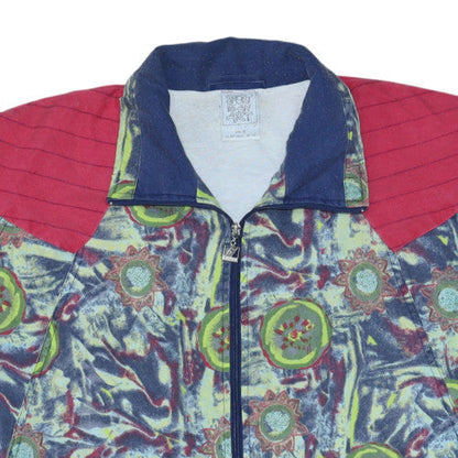 Mens UK Size L Rucanor Multicoloured Bomber Jacket