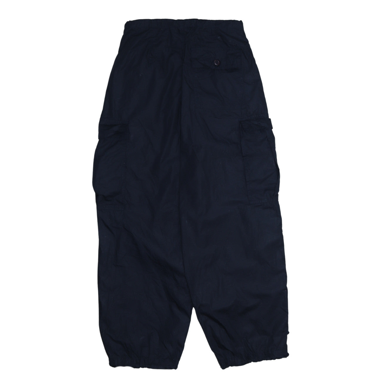 UFO Womens Black 2XS Cargo Trousers Relaxed Fit Polyester Cotton