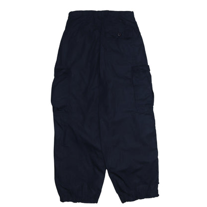 UFO Womens Black 2XS Cargo Trousers Relaxed Fit Polyester Cotton