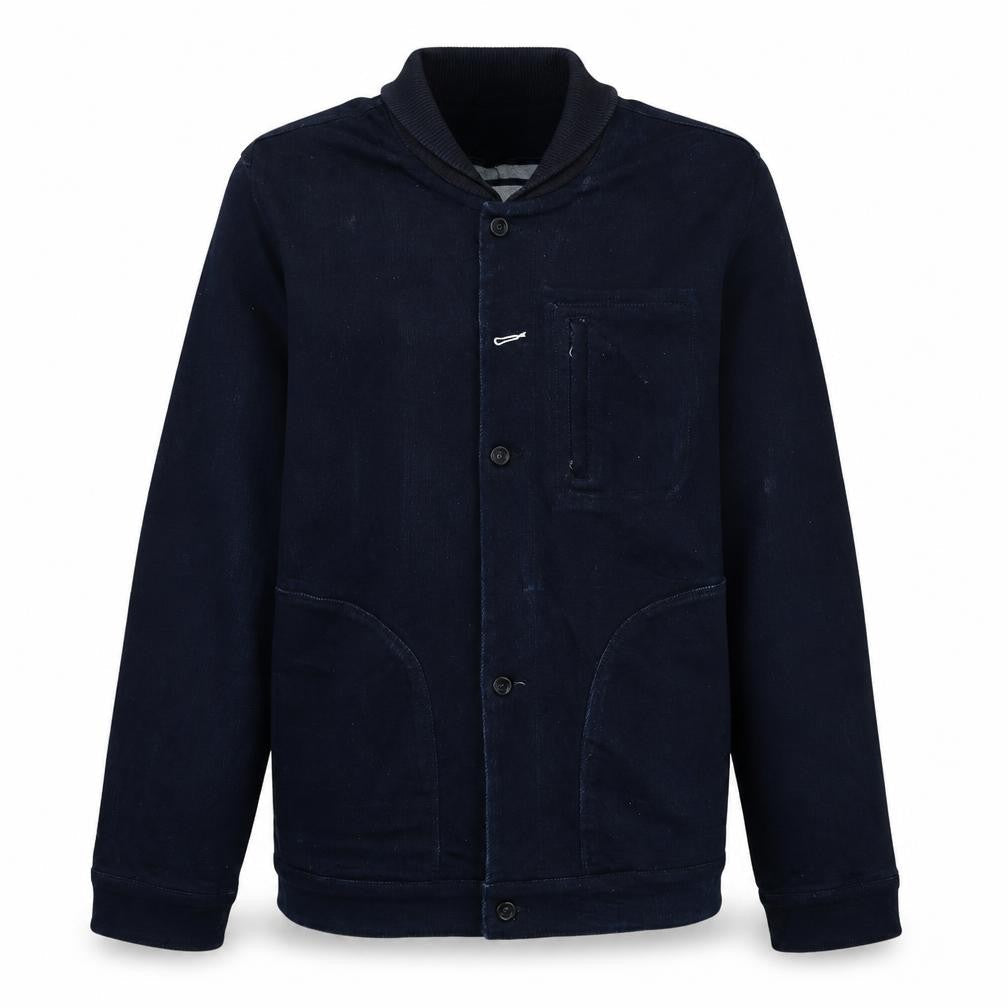 Mens UK Size XL Celio Blue Varsity Jacket