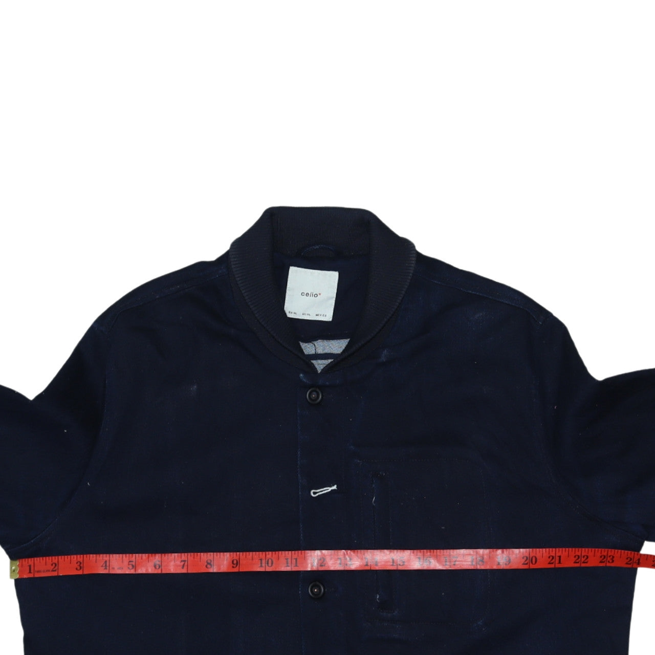 Mens UK Size XL Celio Blue Varsity Jacket
