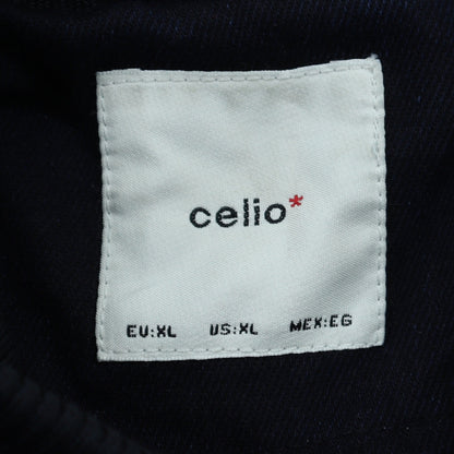 Mens UK Size XL Celio Blue Varsity Jacket