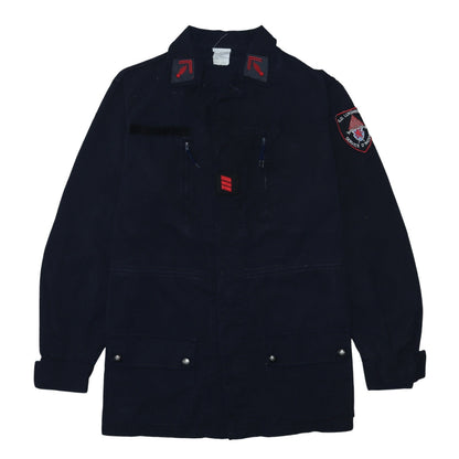 Balsan Men's Blue XL Military Jacket with Pockets