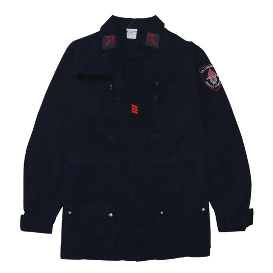 Balsan Men's Blue XL Military Jacket with Pockets