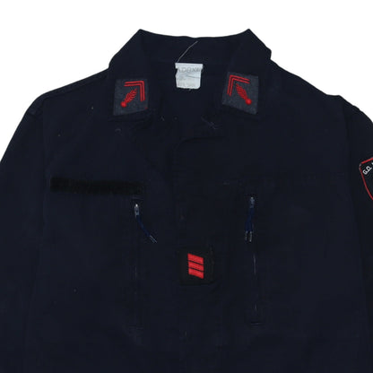 Balsan Men's Blue XL Military Jacket with Pockets