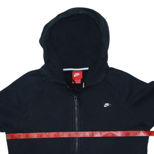 Mens UK Size S Nike Black Full Zip Hoodie