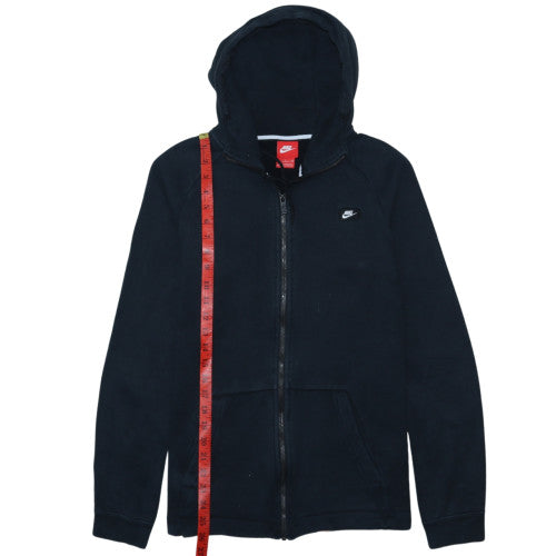 Mens UK Size S Nike Black Full Zip Hoodie