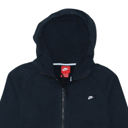 Mens UK Size S Nike Black Full Zip Hoodie