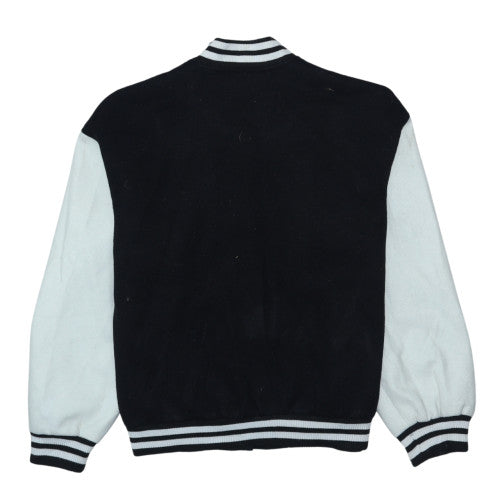 Womens UK Size S Jennyfer Black Varsity Jacket