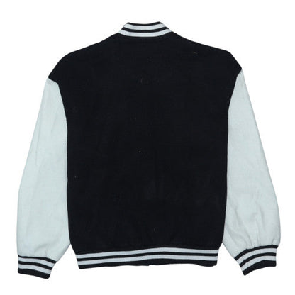 Womens UK Size S Jennyfer Black Varsity Jacket