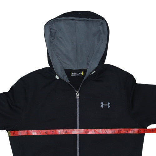 Mens UK Size M Under armour Black Full Zip Hoodie