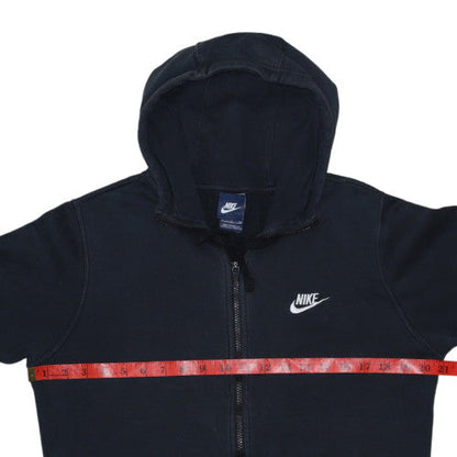 Mens UK Size S Nike Black Full Zip Hoodie
