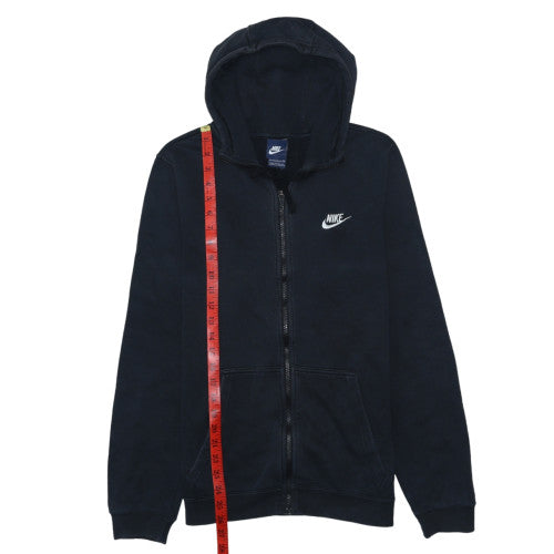 Mens UK Size S Nike Black Full Zip Hoodie