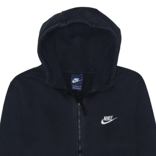 Mens UK Size S Nike Black Full Zip Hoodie