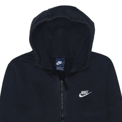 Mens UK Size S Nike Black Full Zip Hoodie