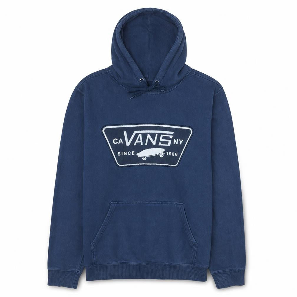 Mens UK Size M VANS Blue Pullover Hoodie