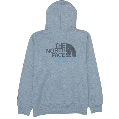 Mens UK Size XL The North Face Grey Pullover Hoodie
