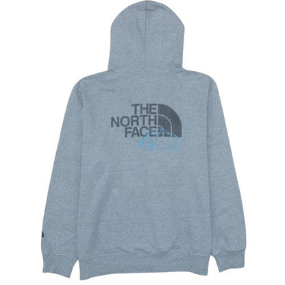 Mens UK Size XL The North Face Grey Pullover Hoodie