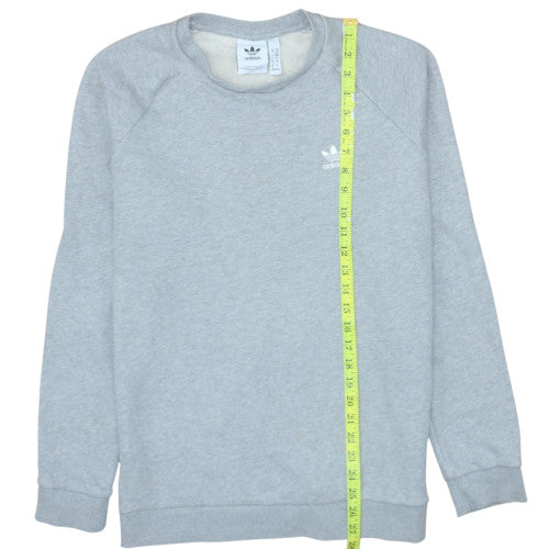 Mens UK Size M adidas Grey Pullover Sweatshirt