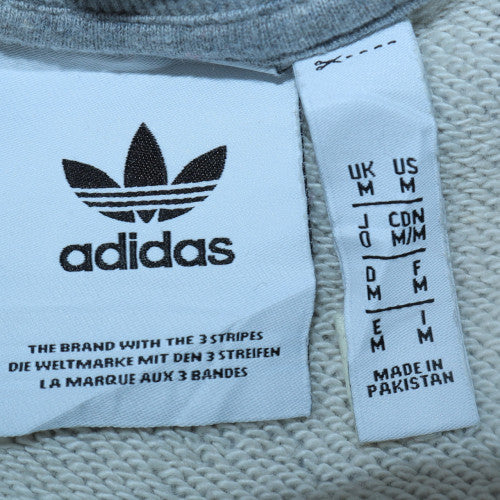 Mens UK Size M adidas Grey Pullover Sweatshirt