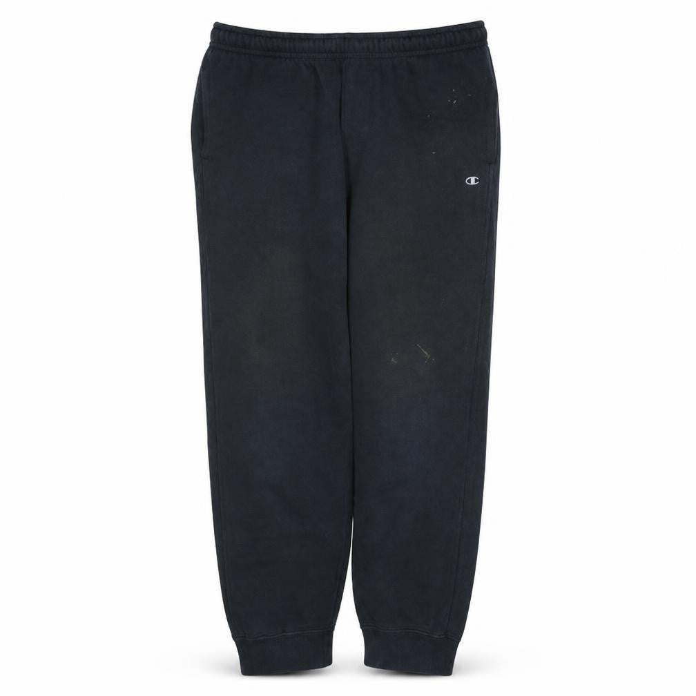 Mens UK Size 2XL Champion Regular Fit Sweatpants Black Trousers