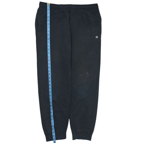 Mens UK Size 2XL Champion Regular Fit Sweatpants Black Trousers