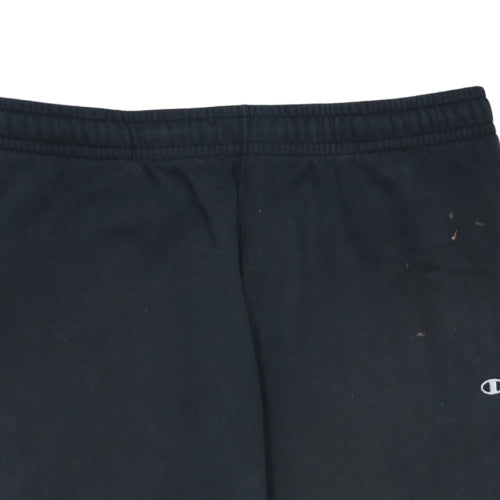 Mens UK Size 2XL Champion Regular Fit Sweatpants Black Trousers