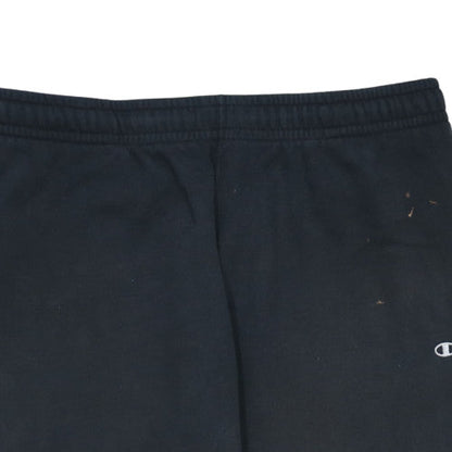 Mens UK Size 2XL Champion Regular Fit Sweatpants Black Trousers