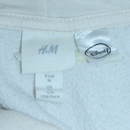 Womens UK Size M H&M Ivory Pullover Hoodie
