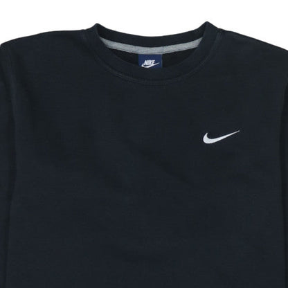 Mens UK Size M Nike Black Pullover Sweatshirt